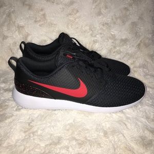 Nike Roshe G Men's Golf Shoes Black Red